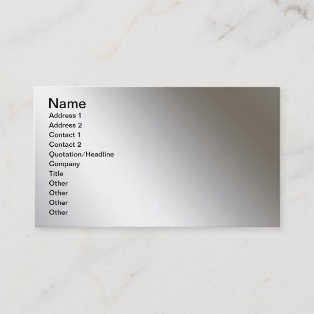 Cartes de visite d'entreprise professionnels (Devant)