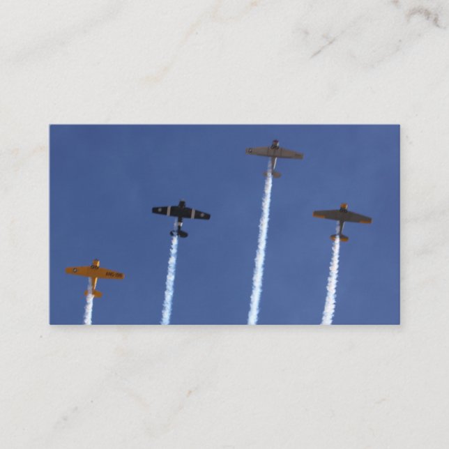 Cartes de visite des avions de guerre (Devant)