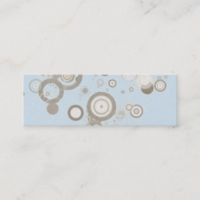 Cartes de visite des cercles moisi flottants (Devant)