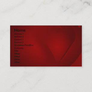 Cartes de visite des Coeurs rouges du sang