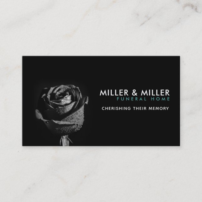Cartes de visite des funérailles (Devant)