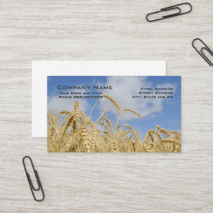 Cartes de visite des producteurs de blé