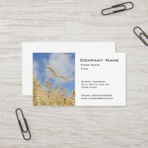 Cartes de visite des producteurs de blé