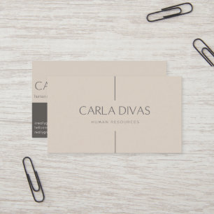 Cartes de visite des ressources humaines
