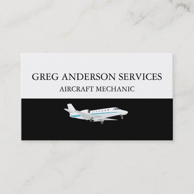 Cartes de visite des services de mécanique aéronau (Devant)