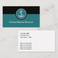 Cartes de visite des services maritimes nautiques