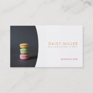 Cartes de visite des Slogans de Macarons