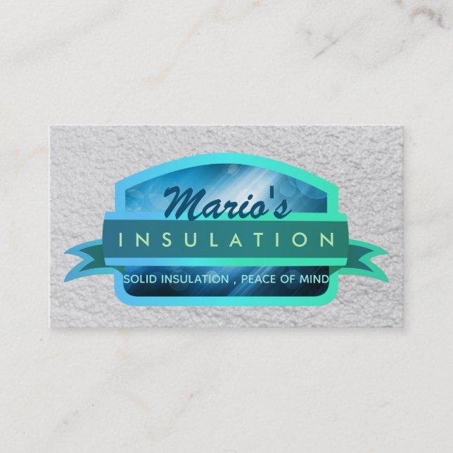 Cartes de visite des slogans d'isolation (Devant)