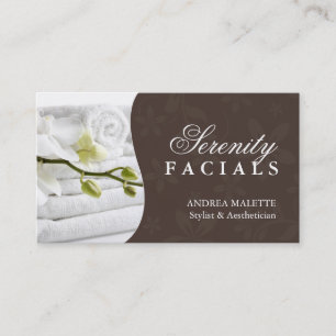 Cartes de visite d'Esthetician