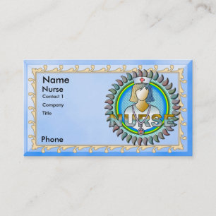 cartes de visite d'infirmière cool