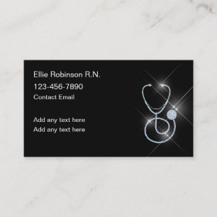 Cartes de visite d'infirmière Médicale Classy