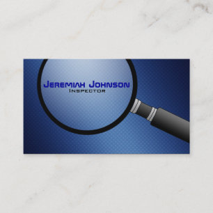Cartes de visite d'inspecteur