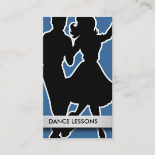 Cartes de visite d'instructeur de danse