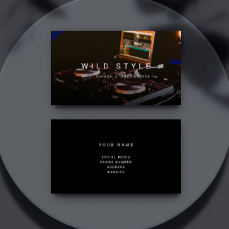 Cartes de visite DJ