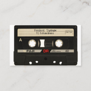 Cartes de visite DJ - Mixtape Vintage