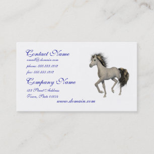 Cartes de visite d'or de licorne
