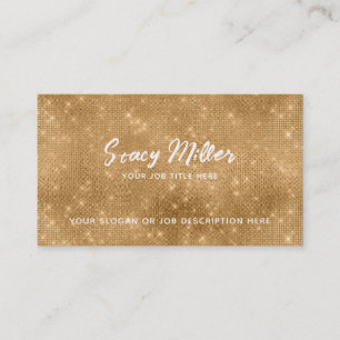 Cartes de visite d'or personnalisables