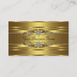 Cartes de visite d'or pur