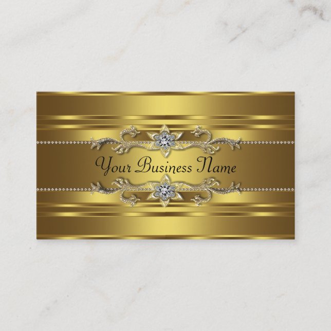 Cartes de visite d'or pur (Devant)