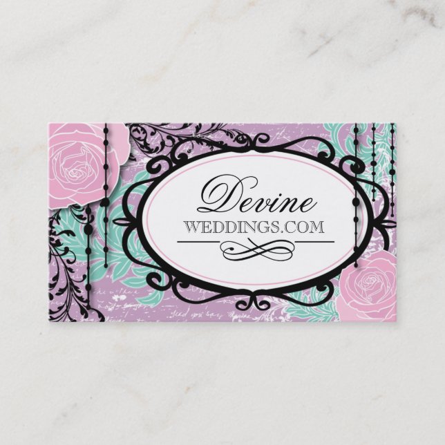 Cartes de visite d'organisateur (Devant)