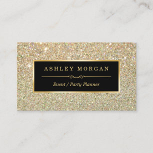 Cartes de visite d'organiseur de mariage - Effet s