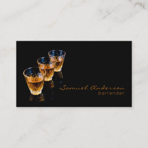 Cartes de visite du barman