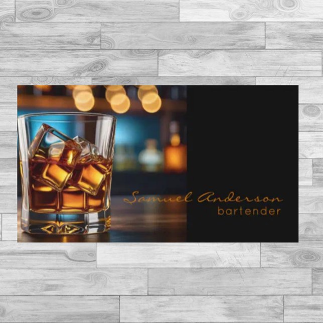 Cartes de visite du barman (Créateur téléchargé)