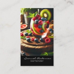 Cartes de visite du barman