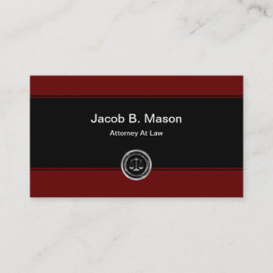 Cartes de visite du Bureau de la Justice