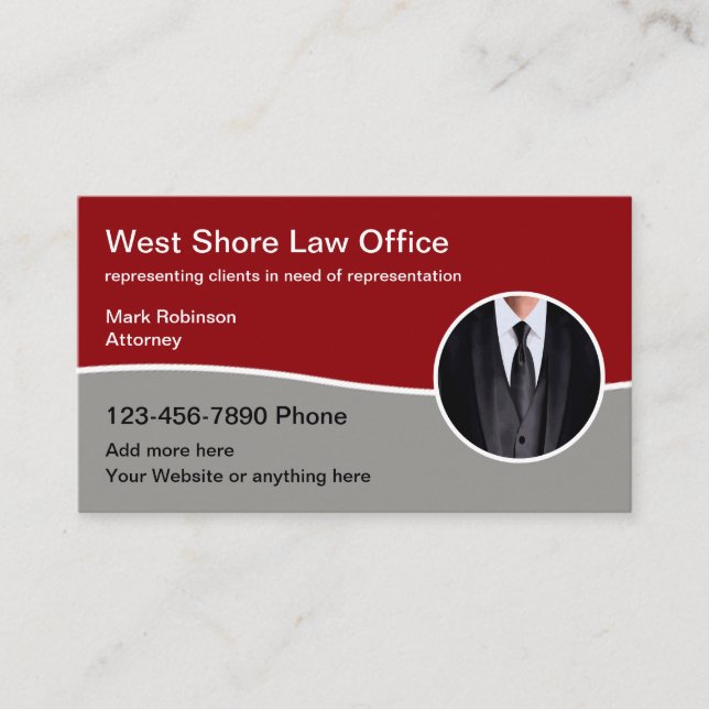 Cartes de visite du Bureau du Procureur (Devant)