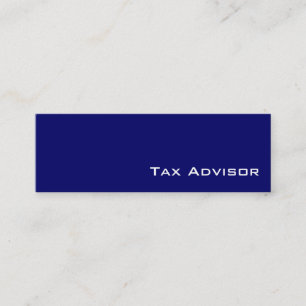 Cartes de visite du conseiller fiscal blanc de la 
