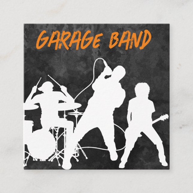 Cartes de visite du cool Rock (Devant)