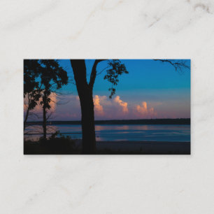 Cartes de visite du coucher de soleil du solstice