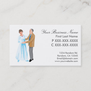 Cartes de visite du couple senior