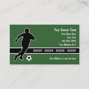 Cartes de visite du football
