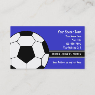 Cartes de visite du football