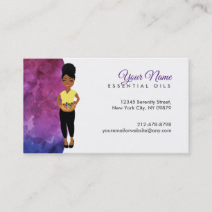 Cartes de visite du logo Essential Oils