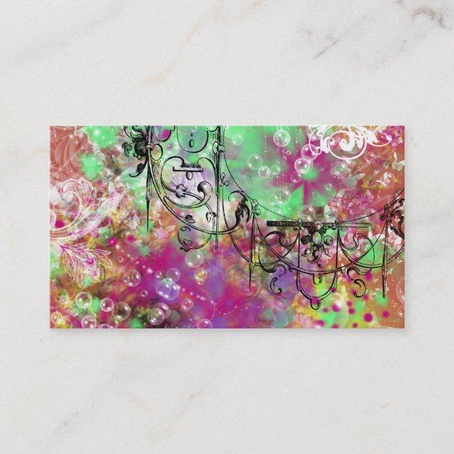 Cartes de visite du Mardi Gras (Devant)