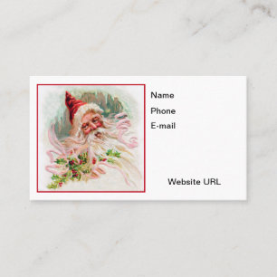 Cartes de visite du père noël
