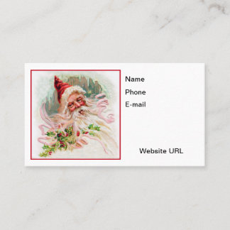 Cartes de visite du père noël