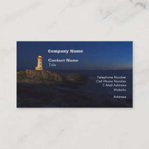 Cartes de visite du phare de Peggy's Cove