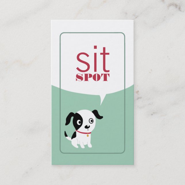 Cartes de visite du point de siège (Devant)