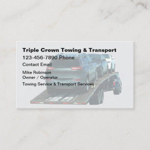 Cartes de visite Du Remorquage Automobile Et Du Tr