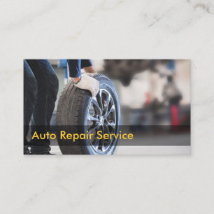 Cartes de visite du service de réparation automobi