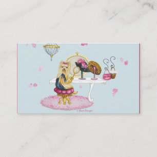 Cartes de visite du Yorkshire Terrier Boudoir