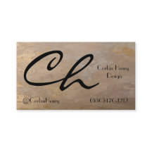Cartes de visite Easy Beige Gold