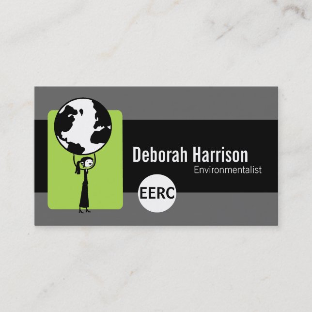 Cartes de visite écologistes (Devant)