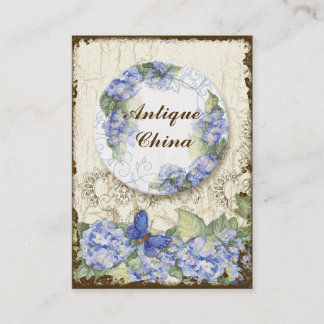 Cartes de visite élégants de magasin antique fait
