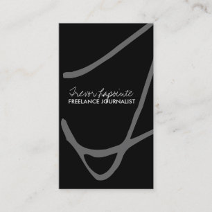 Cartes de visite élégants de monogramme