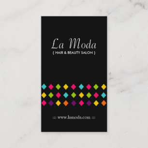 Cartes de visite élégants de salon